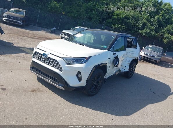 JTME6RFV0MD516966 2021 TOYOTA RAV4 HYBRID White Front left