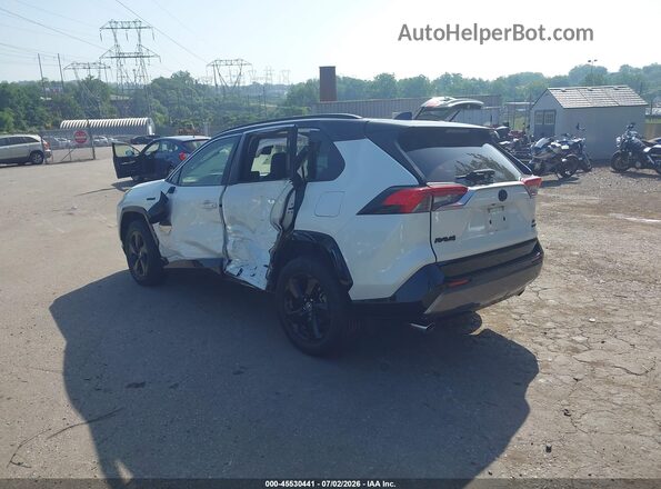 JTME6RFV0MD516966 2021 TOYOTA RAV4 HYBRID White Rear left