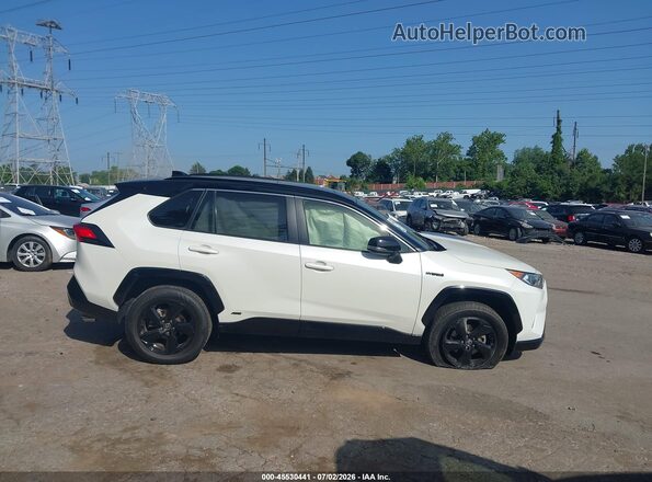 JTME6RFV0MD516966 2021 TOYOTA RAV4 HYBRID White Rear interior view