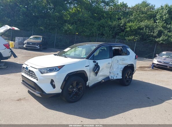 JTME6RFV0MD516966 2021 TOYOTA RAV4 HYBRID White 