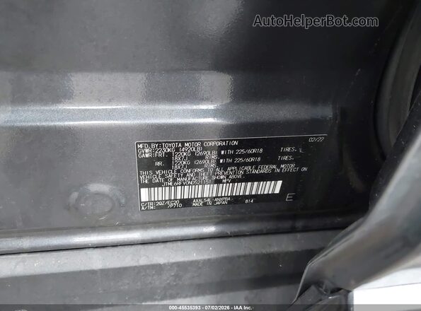 JTME6RFV0ND521151 2022 TOYOTA RAV4 HYBRID Gray ძრავის განყოფილების ხედი