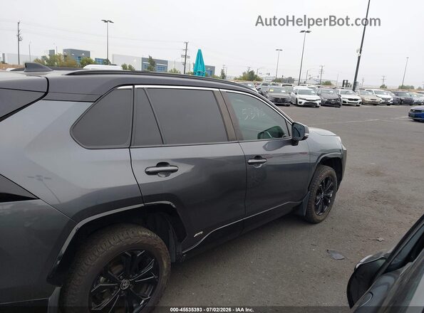 JTME6RFV0ND521151 2022 TOYOTA RAV4 HYBRID Gray უკანა სალონის ხედი