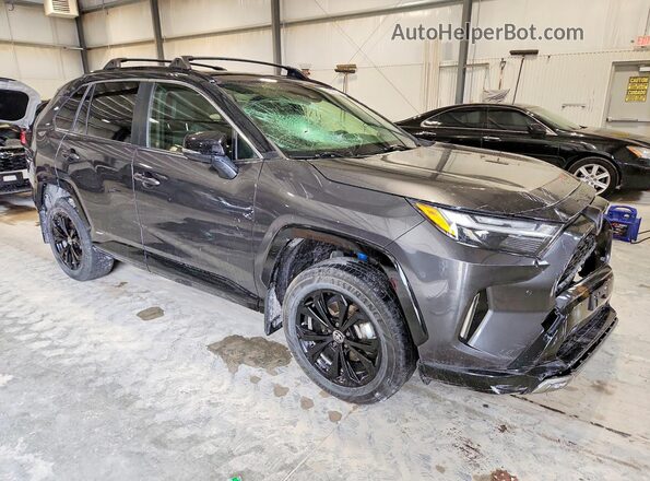 JTME6RFV0NJ020598 2022 TOYOTA RAV4 Gray Delantero derecho