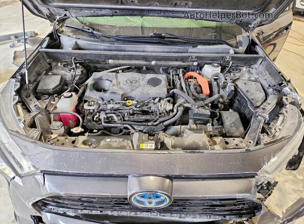 JTME6RFV0NJ020598 2022 TOYOTA RAV4 Gray Vista del compartimento del motor