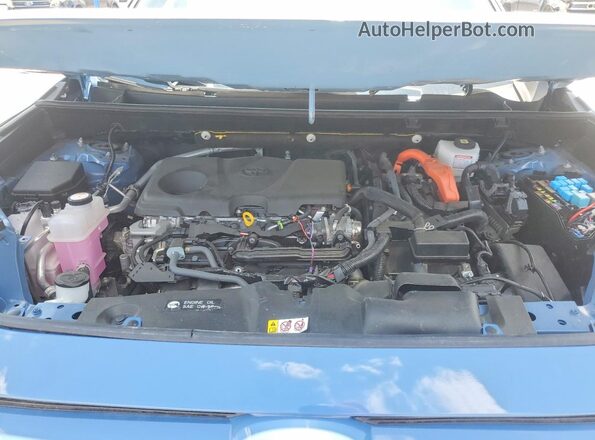 JTME6RFV4RD567281 2024 TOYOTA RAV4 Blue Շարժիչի բաժամունքի տեսք