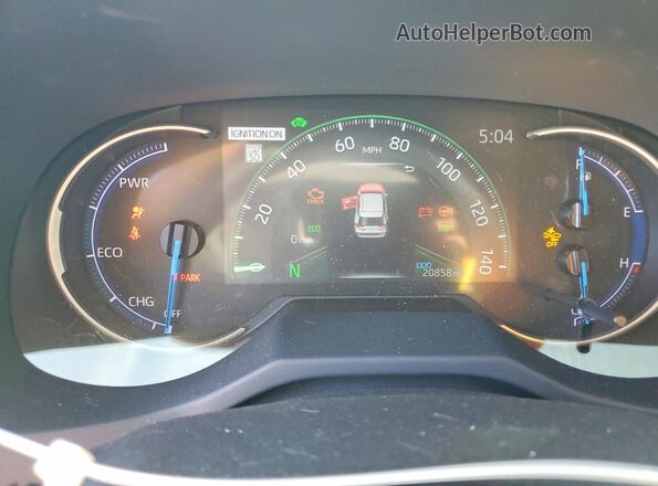 JTME6RFV5SJ077584 2025 TOYOTA RAV4 Серый Вид щитка приборов