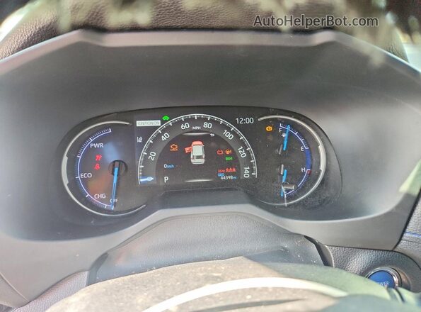 JTME6RFV7NJ023062 2022 TOYOTA RAV4 White Instrument cluster view