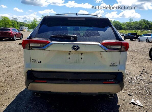 JTME6RFV8ND535931 2022 TOYOTA RAV4 White Rear view