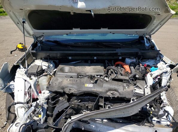 JTME6RFV8ND535931 2022 TOYOTA RAV4 White Engine compartment view