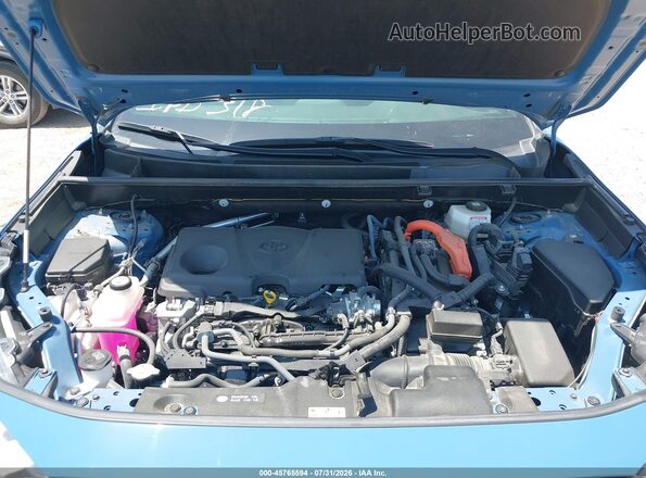 JTME6RFV8SD570268 2025 TOYOTA RAV4 HYBRID Blue Widok z tyłu
