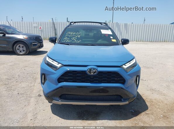 JTME6RFV8SD570268 2025 TOYOTA RAV4 HYBRID Blue Widok zestawu wskaźników