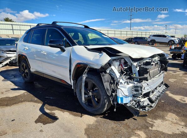 JTME6RFV9MJ007816 2021 TOYOTA RAV4 Белый Передняя правая четверть