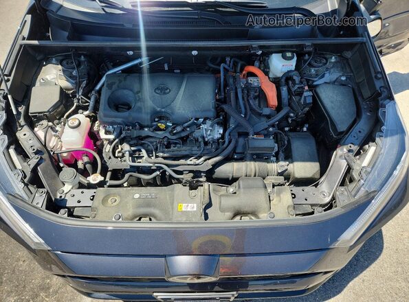 JTME6RFV9SJ090659 2025 TOYOTA RAV4 Black Շարժիչի բաժամունքի տեսք