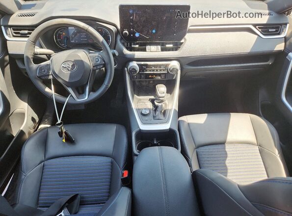 JTME6RFV9SJ090659 2025 TOYOTA RAV4 Black Առջևի վահանակի տեսք