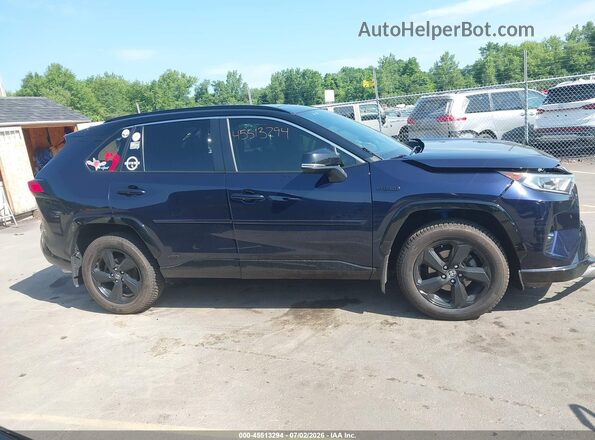 JTME6RFVXMD513900 2021 TOYOTA RAV4 HYBRID Dark Blue უკანა სალონის ხედი