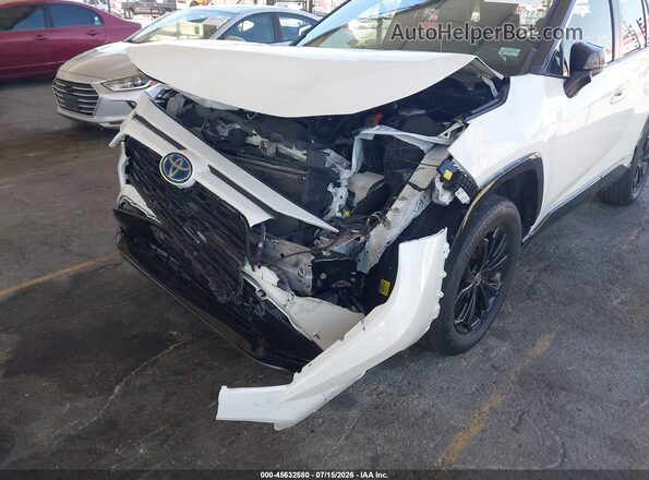 JTME6RFVXND527510 2022 TOYOTA RAV4 HYBRID White Դիմացի տեսք