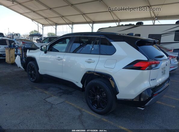 JTME6RFVXND527510 2022 TOYOTA RAV4 HYBRID White Հետևի ձախ