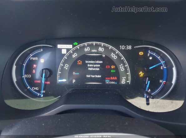 JTME6RFVXND527510 2022 TOYOTA RAV4 HYBRID White Հետևի նստատեղերի տեսք