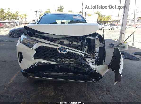 JTME6RFVXND527510 2022 TOYOTA RAV4 HYBRID White Առջևի վահանակի տեսք