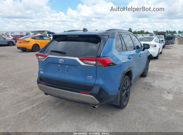 JTME6RFVXSJ065639 2025 TOYOTA RAV4 HYBRID Синий Задняя правая четверть
