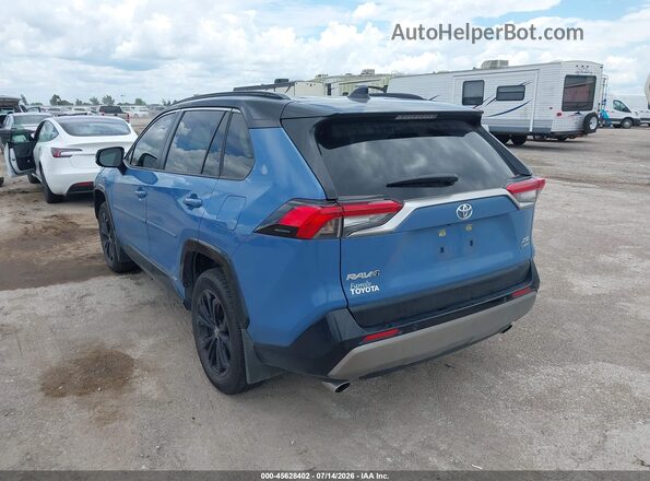 JTME6RFVXSJ065639 2025 TOYOTA RAV4 HYBRID Синий Задняя левая четверть
