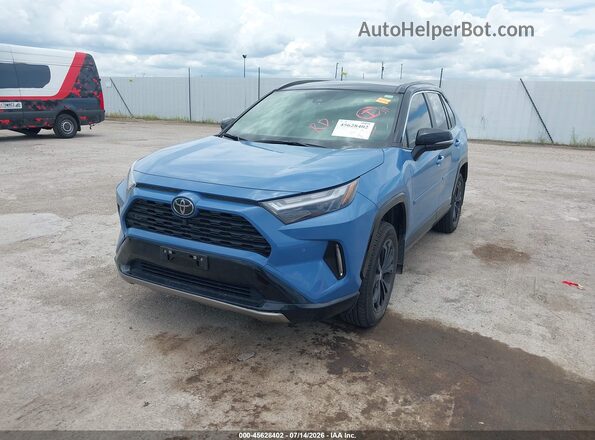 JTME6RFVXSJ065639 2025 TOYOTA RAV4 HYBRID Синий Передняя левая четверть