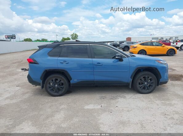 JTME6RFVXSJ065639 2025 TOYOTA RAV4 HYBRID Синий Вид задней части салона