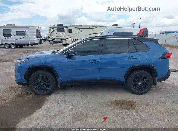 JTME6RFVXSJ065639 2025 TOYOTA RAV4 HYBRID Синий Панорамный вид салона 360°