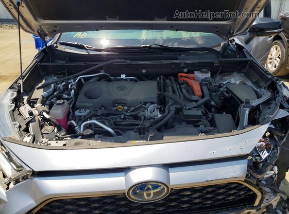 JTMEB3FV2MD073809 2021 TOYOTA RAV4 Silver Widok komory silnika