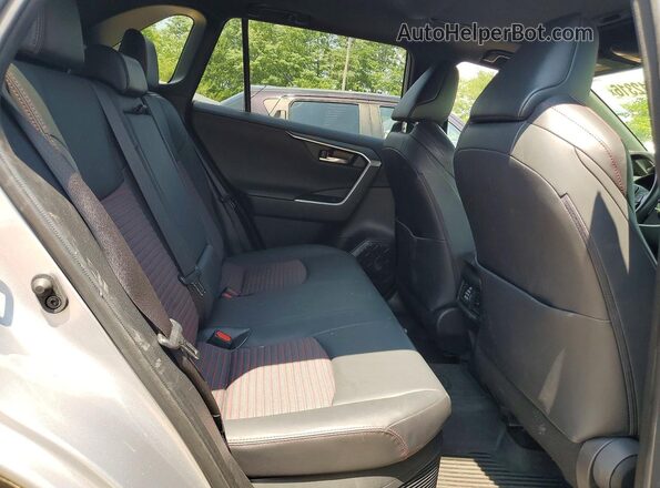 JTMEB3FV2MD073809 2021 TOYOTA RAV4 Silver Widok wnętrza z tyłu