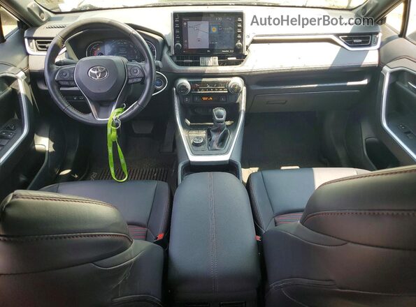 JTMEB3FV2MD073809 2021 TOYOTA RAV4 Silver Widok deski rozdzielczej