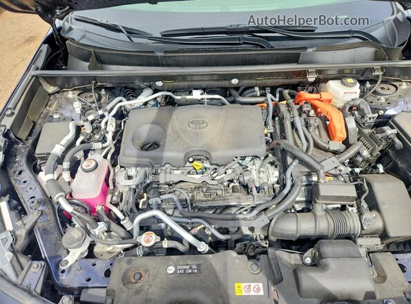 JTMEB3FV2PD157990 2023 TOYOTA RAV4 Blue ძრავის განყოფილების ხედი