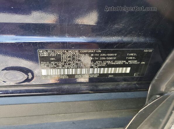 JTMEB3FV3PD111780 2023 TOYOTA RAV4 Blue Engine compartment view