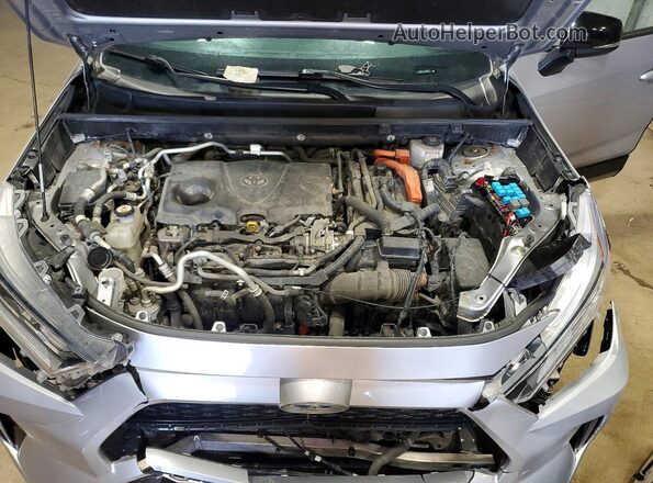 JTMEB3FV4MD017841 2021 TOYOTA RAV4 Silver Engine compartment view
