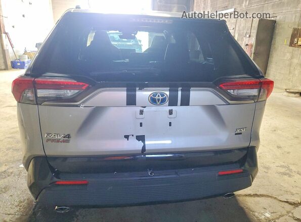JTMEB3FV4MD017841 2021 TOYOTA RAV4 Silver Rear view