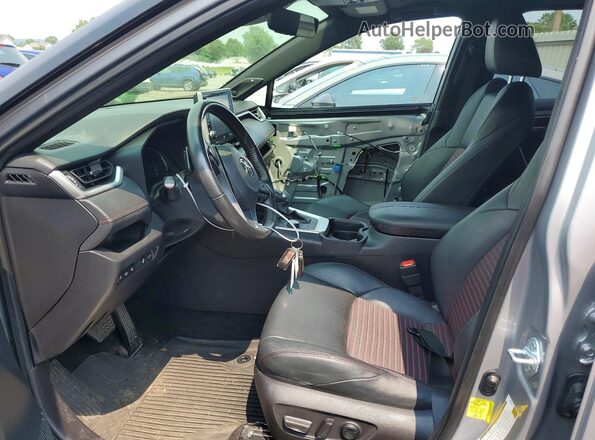 JTMEB3FV8MD073961 2021 TOYOTA RAV4 Gray Widok wnętrza z przodu