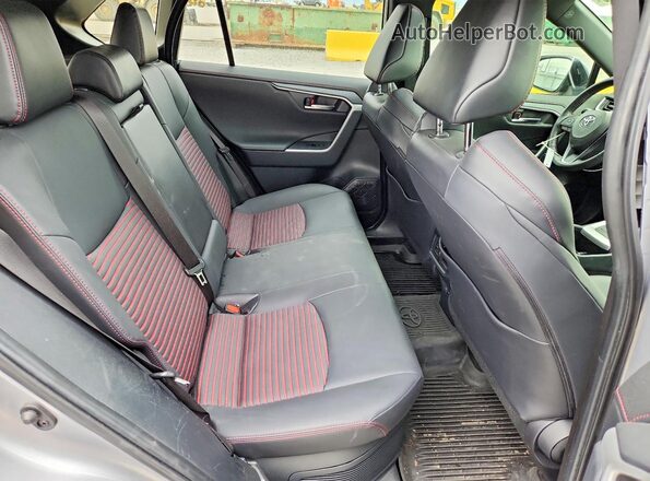 JTMEB3FV8PD112519 2023 TOYOTA RAV4 Silver Rear interior view