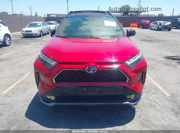 JTMEB3FV9ND090494 2022 TOYOTA RAV4 PRIME Red Սարքավորումների վահանակի տեսք