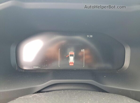 JTMEB3FVXPD163875 2023 TOYOTA RAV4 Blue Вид щитка приладів