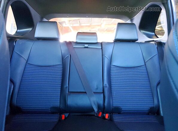 JTMEWRFV0KD500182 2019 TOYOTA RAV4 Серый Вид задних сидений