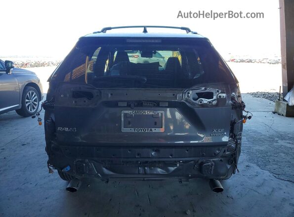 JTMEWRFV0KD500182 2019 TOYOTA RAV4 Серый Вид сзади