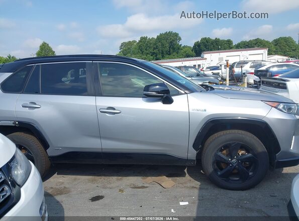 JTMEWRFV0LJ045255 2020 TOYOTA RAV4 HYBRID Серебряный Панорамный вид салона 360°