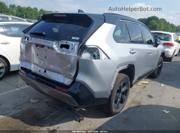 JTMEWRFV0LJ045255 2020 TOYOTA RAV4 HYBRID Серебряный Задняя правая четверть
