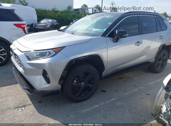 JTMEWRFV0LJ045255 2020 TOYOTA RAV4 HYBRID Серебряный Передняя левая четверть
