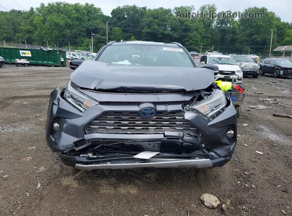 JTMEWRFV2KD506596 2019 TOYOTA RAV4 Gray Դիմացի տեսք