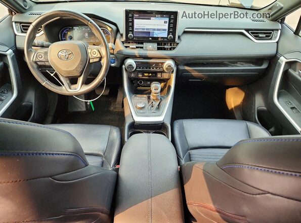 JTMEWRFV2KJ019657 2019 TOYOTA RAV4 Gray Вид панелі приладів