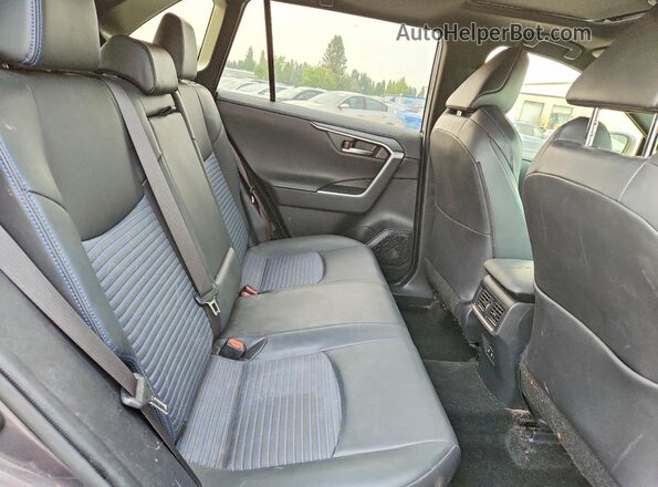 JTMEWRFV2KJ019657 2019 TOYOTA RAV4 Gray Вид задніх сидінь