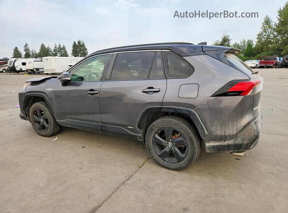 JTMEWRFV2KJ019657 2019 TOYOTA RAV4 Gray Задня ліва чверть