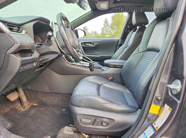 JTMEWRFV2KJ019657 2019 TOYOTA RAV4 Gray Вид салону спереду