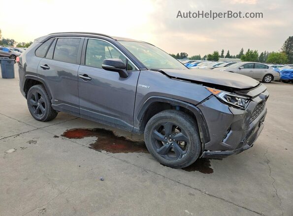 JTMEWRFV2KJ019657 2019 TOYOTA RAV4 Gray Передня права чверть